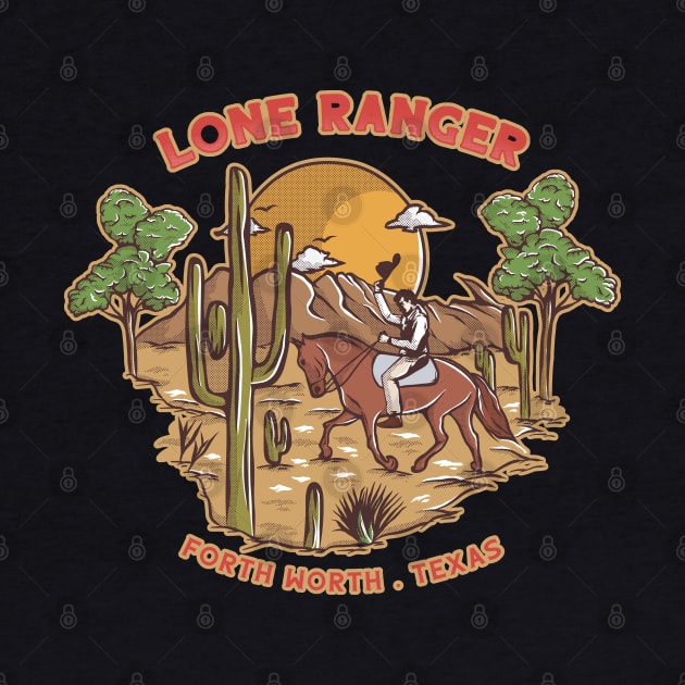 Lone Ranger Vintage Artwork by namanyastudios